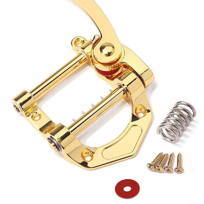 Zinc Alloy Vibrato Tailpiece Electric Guitar Tremolo System Bridge Guitars Accessories for SG ES335 LP ETC
Zinc Alloy Vibrato Tailpiece Electric Guitar Tremolo System Bridge Guitars Accessories for SG ES335 LP ETC
