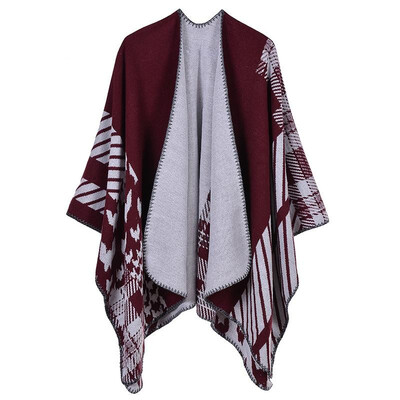 Fashion Women Winter Poncho Houndstooth Pattern Scarf Thick Warm Shawl Vintage Casual Pashmina Cloak Outerwear
Fashion Women Winter Poncho Houndstooth Pattern Scarf Thick Warm Shawl Vintage Casual Pashmina Cloak Outerwear