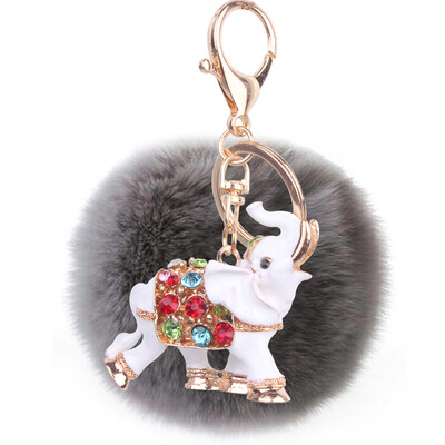 Soft 8CM Rex Rabbit Hair Ball Diamond Alloy Elephant Keychain Lovers Bags Mobile Phone Accessories
Soft 8CM Rex Rabbit Hair Ball Diamond Alloy Elephant Keychain Lovers Bags Mobile Phone Accessories