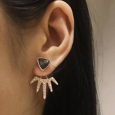 New Crystal Flower Earrings for Women Fashion Jewelry Gold Silver Rhinestones Earrings Gift for Party Weddings
New Crystal Flower Earrings for Women Fashion Jewelry Gold Silver Rhinestones Earrings Gift for Party Weddings