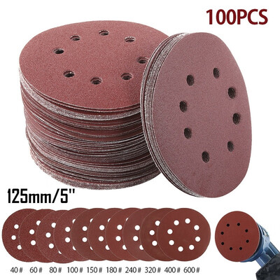 5 Inch 125mm Sanding Discs - 100PCS 406080100150180240320400600 Grit Assorted Orbital Sander Round Sandpaper
5 Inch 125mm Sanding Discs - 100PCS 406080100150180240320400600 Grit Assorted Orbital Sander Round Sandpaper