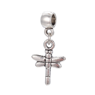 Alloy European Dngle Beads Large Hole Beads Dragonfly Antique Silver 26mm Pendant 165x12x2mm Hole 4mm
Alloy European Dngle Beads Large Hole Beads Dragonfly Antique Silver 26mm Pendant 165x12x2mm Hole 4mm