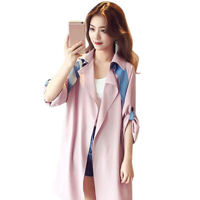 Women Loose Winter Solid Color Lapel Casual Cardigan Long Sleeve Thin Section Windbreaker
Women Loose Winter Solid Color Lapel Casual Cardigan Long Sleeve Thin Section Windbreaker