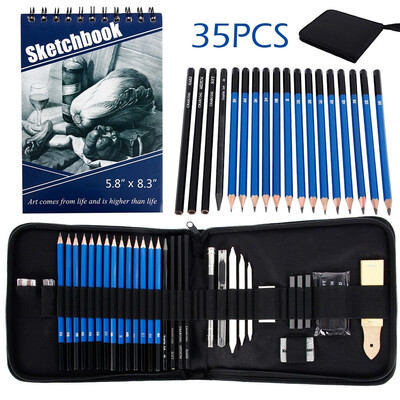 35pcs Professional Sketching Drawing Pencils Set Art Pencil Kit Graphite Charcoal Artist
35pcs Professional Sketching Drawing Pencils Set Art Pencil Kit Graphite Charcoal Artist