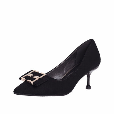 Simple Square Button Single Shoe Tide for French Girl High-heeled Shoes with Retro Sexy Tip in Spring
Simple Square Button Single Shoe Tide for French Girl High-heeled Shoes with Retro Sexy Tip in Spring