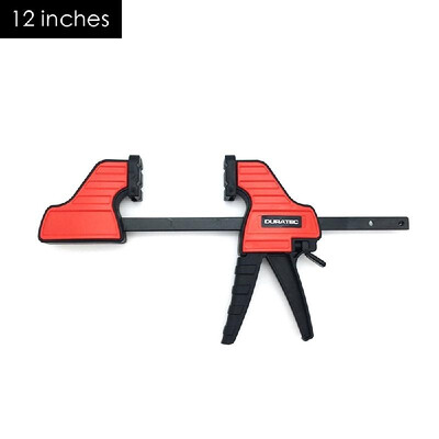 12-Inch Fast Clip Fixing F Fixture Heavy Duty Wood Board Clamp Strong Clamp Woodworking Tool
12-Inch Fast Clip Fixing F Fixture Heavy Duty Wood Board Clamp Strong Clamp Woodworking Tool