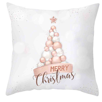 Siaonvr Christmas Pillow Cover Decor Pillow Case Sofa Waist Throw Cushion Cover