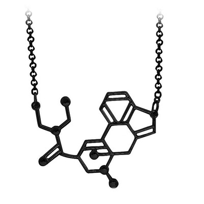 New Molecular Structure Gold Silver Gun Black Pendant Necklace Simple Personalized Gift
New Molecular Structure Gold Silver Gun Black Pendant Necklace Simple Personalized Gift