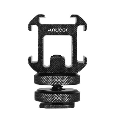 Andoer 3 Cold Shoe Mount Adapter On-Camera Mount Adapter for Canon Nikon Sony DSLR Camera for LED Video Light Microphone Monitor
Andoer 3 Cold Shoe Mount Adapter On-Camera Mount Adapter for Canon Nikon Sony DSLR Camera for LED Video Light Microphone Monitor