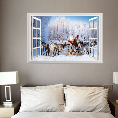 Gobestart Christmas Holiday Window 3d Wall Stickers Christmas Decoration 3D Wall Stickers
Gobestart Christmas Holiday Window 3d Wall Stickers Christmas Decoration 3D Wall Stickers