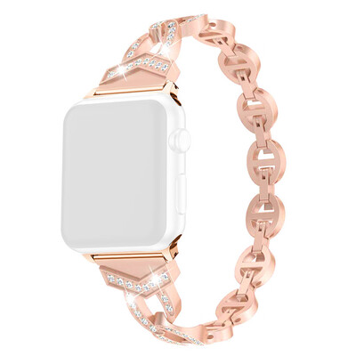 〖Follure〗Replacement Crystal Metal Watch Band Wrist Strap For Apple Watch Series 4244mm
〖Follure〗Replacement Crystal Metal Watch Band Wrist Strap For Apple Watch Series 4244mm