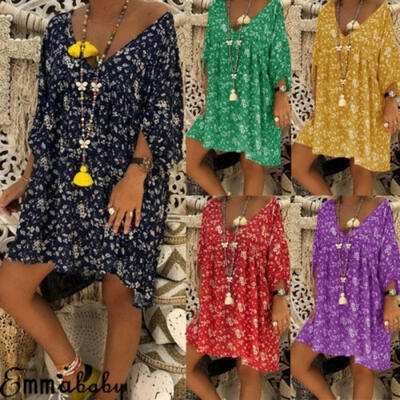 Women Blouse Chiffon Long Sleeve Floral Casual Loose Short Mini Dress Tops 6-18 2018 New Hot
Women Blouse Chiffon Long Sleeve Floral Casual Loose Short Mini Dress Tops 6-18 2018 New Hot
