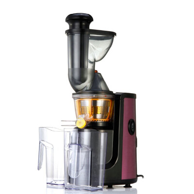 150W Electric Slow Whole Fruit Vegetable Juicer Low Noise Juice Extractor Luxury Purple Stainless Steel Finish
150W Electric Slow Whole Fruit Vegetable Juicer Low Noise Juice Extractor Luxury Purple Stainless Steel Finish