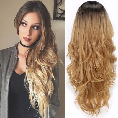 〖Follure〗Women Blonde Gradient Long Curly Synthetic Wig Full Wig Fashion Wavy Wig 
〖Follure〗Women Blonde Gradient Long Curly Synthetic Wig Full Wig Fashion Wavy Wig