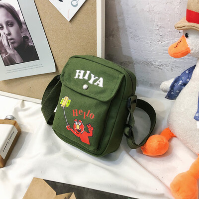Canvas small bag handbags new 2019 cartoon cute small square bag personality casual wild single shoulder Messenger bag tide
Canvas small bag handbags new 2019 cartoon cute small square bag personality casual wild single shoulder Messenger bag tide