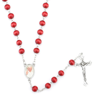 Pope Scented Perfume Wood Rosary Beads JESUS Cross Necklace Catholic Fashion Religious Jewelry Accessories
Pope Scented Perfume Wood Rosary Beads JESUS Cross Necklace Catholic Fashion Religious Jewelry Accessories