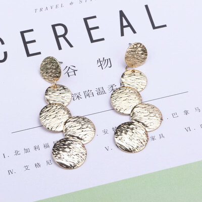 European & American Exaggerated Round Coin Drop Earring for Women Pendientes Vintage Geometric Metal Large Earrings Jewelry Gift
European & American Exaggerated Round Coin Drop Earring for Women Pendientes Vintage Geometric Metal Large Earrings Jewelry Gift