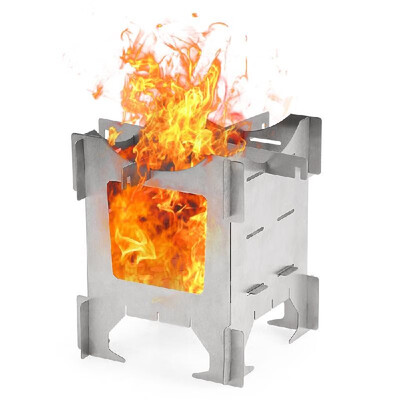 Lightweight Titanium Folding Wood Stove Outdoor Camping Stove Picnic Cooking Backpacking Furnace
Lightweight Titanium Folding Wood Stove Outdoor Camping Stove Picnic Cooking Backpacking Furnace