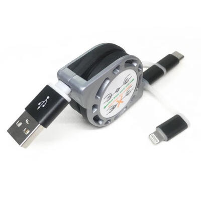 Retractable Charging Cable Lightning Micro USB Type C 3-in-1 2A Data Cable For IPhone Samsung Galaxy LG HTC Nokia 33ft-1m
Retractable Charging Cable Lightning Micro USB Type C 3-in-1 2A Data Cable For IPhone Samsung Galaxy LG HTC Nokia 33ft-1m