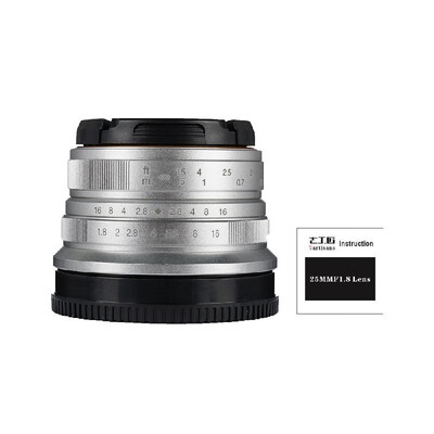 7artisans 25mm F18 Manual Focus Lens Large Aperture for Olympus Epm2E-PL7 E-PL8E-P5E-P6 for Panasonic G5G6G7GF5GF6GM10G
7artisans 25mm F18 Manual Focus Lens Large Aperture for Olympus Epm2E-PL7 E-PL8E-P5E-P6 for Panasonic G5G6G7GF5GF6GM10G