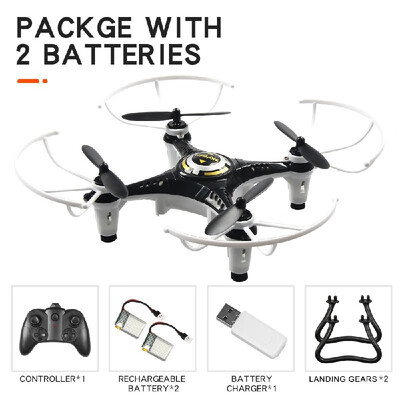 JX815-2 RC Mini Drone for Kids 24G 4CH RC Quadcopter Toy Headless Mode 360 Degree Flip for Beginners