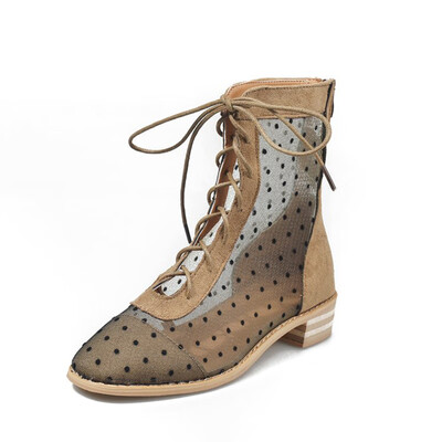 Net yarn hollowed-out belt heel boots summer network celebrity Roman wind boots high top sandals girl ins tide
Net yarn hollowed-out belt heel boots summer network celebrity Roman wind boots high top sandals girl ins tide