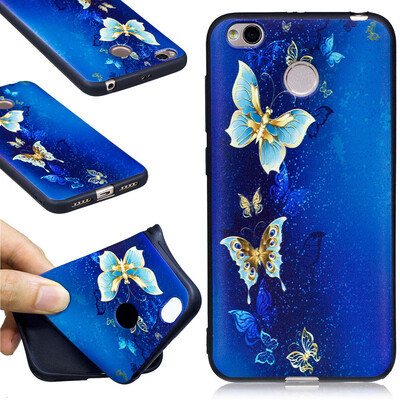 Relief Silicone Case for Xiaomi Redmi 4X Golden Butterfly Pattern Soft TPU Protective Back Cover
Relief Silicone Case for Xiaomi Redmi 4X Golden Butterfly Pattern Soft TPU Protective Back Cover