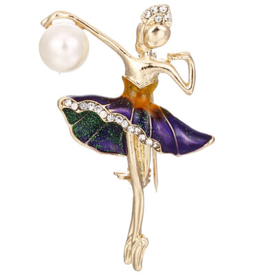 New Fashion Ballerina Brooches And Music Note Brooch for Women Ballet Dance Girls Colorful Crystal Pins for Gifts
New Fashion Ballerina Brooches And Music Note Brooch for Women Ballet Dance Girls Colorful Crystal Pins for Gifts