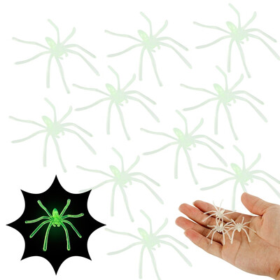 100PCS Mini Plastic Luminous Spider Halloween Prank Birthday Trick Toy DIY Party Decoration Props
100PCS Mini Plastic Luminous Spider Halloween Prank Birthday Trick Toy DIY Party Decoration Props