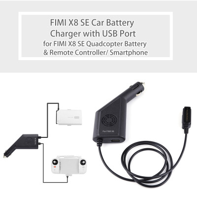 FIMI X8 SE Car Charger Vehicle USB Port Battery Charging Adapter for FIMI X8 SE Quadcopter Battery&Remote Controller Smartphon
FIMI X8 SE Car Charger Vehicle USB Port Battery Charging Adapter for FIMI X8 SE Quadcopter Battery&Remote Controller Smartphon