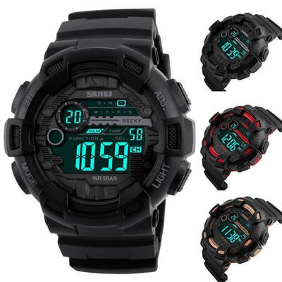 2018 Mens Waterproof Digital Watch Date Luminous Military Sport Wrist Watch NEW
2018 Mens Waterproof Digital Watch Date Luminous Military Sport Wrist Watch NEW