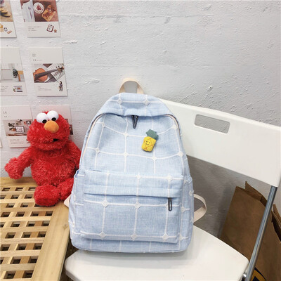 Ins schoolbag female Korean version of high school students backpack ancient feeling girl 100 campus plaid double shoulder bag
Ins schoolbag female Korean version of high school students backpack ancient feeling girl 100 campus plaid double shoulder bag