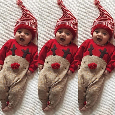 XMAS Infant Newborn Baby Boy Girls Christmas Romper Bodysuit Jumpsuit Kids Outfit Set Hat
XMAS Infant Newborn Baby Boy Girls Christmas Romper Bodysuit Jumpsuit Kids Outfit Set Hat