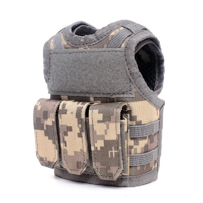 Tactical Beer Vest Adjustable Wine Bottle Cover Molle Miniature Beverage Can Holder Sleeve Bar Decoration
Tactical Beer Vest Adjustable Wine Bottle Cover Molle Miniature Beverage Can Holder Sleeve Bar Decoration