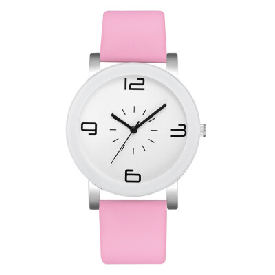 Cute minimalist watch 2019 digital dial scale PU with watch