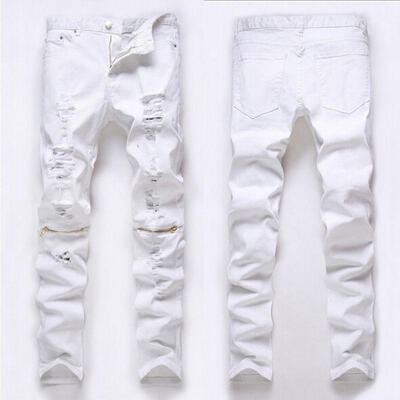 Fashion Mens Designed Ripped Straight Slim Fit Biker Denim Jeans Trousers Casual Skinny Pants
Fashion Mens Designed Ripped Straight Slim Fit Biker Denim Jeans Trousers Casual Skinny Pants