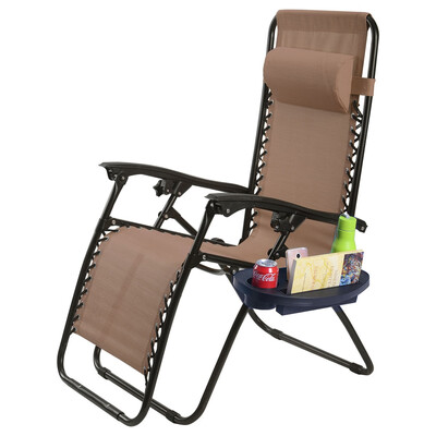 2 pcs Folding Lounge Chair with Zero Gravity-Brown
2 pcs Folding Lounge Chair with Zero Gravity-Brown
