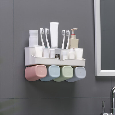 〖Follure〗Toothpaste Dispenser Toothbrush Holder No Drill Wall Mount Bathroom Storage Rack
〖Follure〗Toothpaste Dispenser Toothbrush Holder No Drill Wall Mount Bathroom Storage Rack
