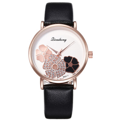 New creative rhinestone inlaid flower fashion ladies quartz watch female student watch generation
New creative rhinestone inlaid flower fashion ladies quartz watch female student watch generation