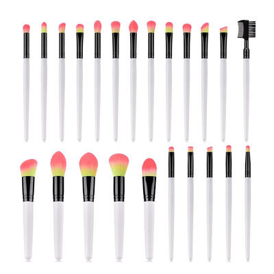GUJHUI Pro 23pcs Makeup Brush Soft Bristle Face Foundation Eye Cosmetic Pen