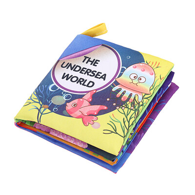 Soft Cloth Book Baby Kids Children Early Educational Cartoon Book Toys