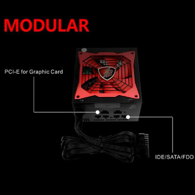 1STPLAYER PS-500AXBM 500W Computer Power Supply Active PFC Desktop Gaming PSU 140MM Fan EU Plug Black
1STPLAYER PS-500AXBM 500W Computer Power Supply Active PFC Desktop Gaming PSU 140MM Fan EU Plug Black