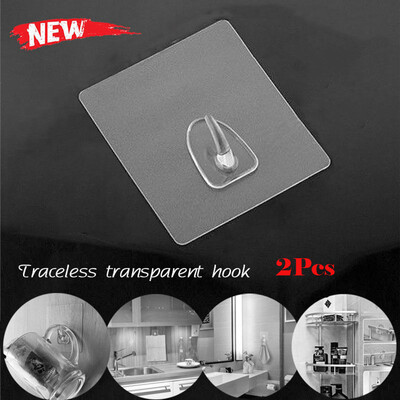 Gobestart Anti-skid Hooks Reusable Transparent Traceless Wall Hanging Hooks 2-10pcs
Gobestart Anti-skid Hooks Reusable Transparent Traceless Wall Hanging Hooks 2-10pcs