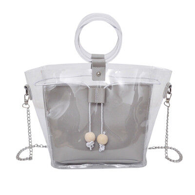 Tailored Women Shoulder Bag Clear Transparent Drawstring Girls Composite Bag Handbags
Tailored Women Shoulder Bag Clear Transparent Drawstring Girls Composite Bag Handbags