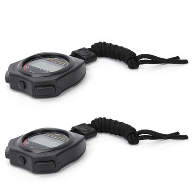 Greensen 2 PCS Sports Stopwatch Timer Multifunctional Digital LCD Handheld Stopwatch for RacingRunning
Greensen 2 PCS Sports Stopwatch Timer Multifunctional Digital LCD Handheld Stopwatch for RacingRunning