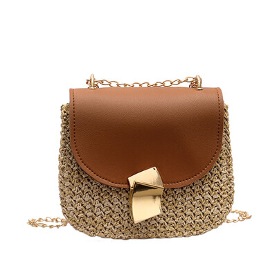 Elegant Women Straw Messenger Bag Flap Crossbody Bags Fashion Small Retro Chain Rattan Shoulder Bag Bolsa Feminina T10
Elegant Women Straw Messenger Bag Flap Crossbody Bags Fashion Small Retro Chain Rattan Shoulder Bag Bolsa Feminina T10