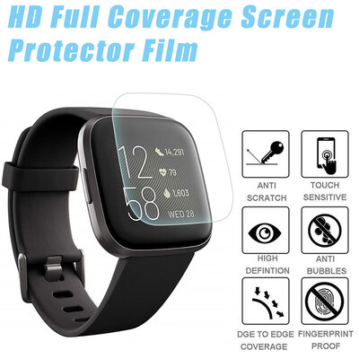 〖Follure〗1Pack HD Full Coverage TPU Screen Protector Film For Fitbit Versa 2