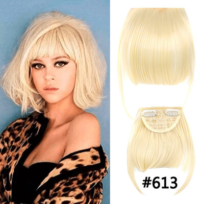 Gobestart Female Air Bangs Hairpin Double Temples Chemical Fiber Bangs