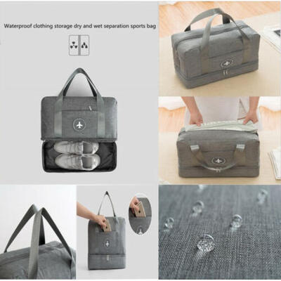 Mens Women Sports Bag Large Capacity Gym Yoga Fitness Waterproof Travel Bag