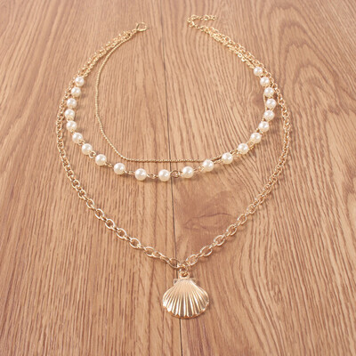Unique Design Pearl Choker Handmade Trendy Puka Shell Beaded Necklace for Women Chic Girl Jewelry Dropshipping
Unique Design Pearl Choker Handmade Trendy Puka Shell Beaded Necklace for Women Chic Girl Jewelry Dropshipping